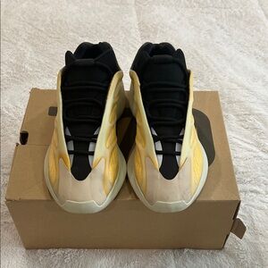 Yeezy Yellow & Black Athletic Sneakers